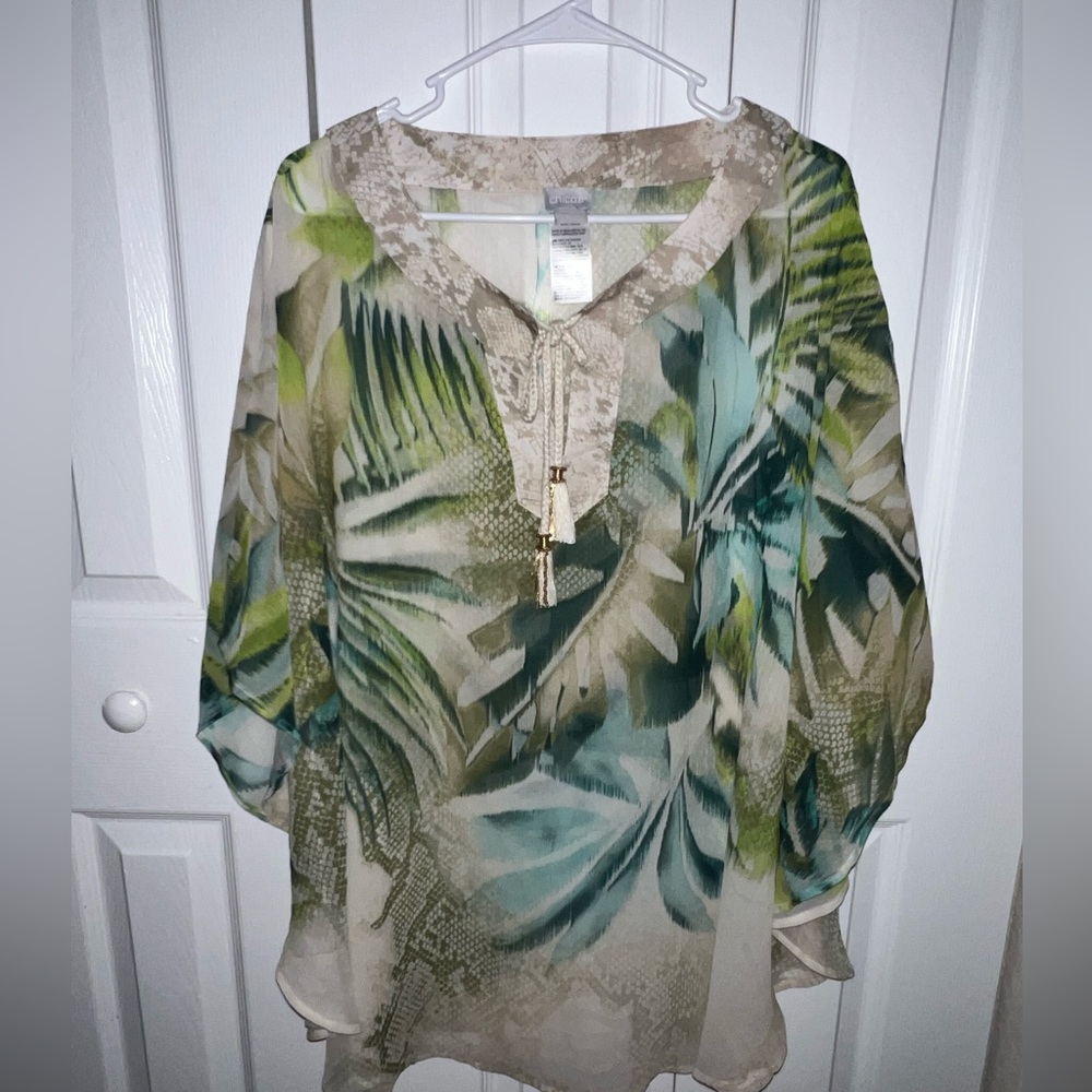 Chicos blouse women’s color multi size L/xl